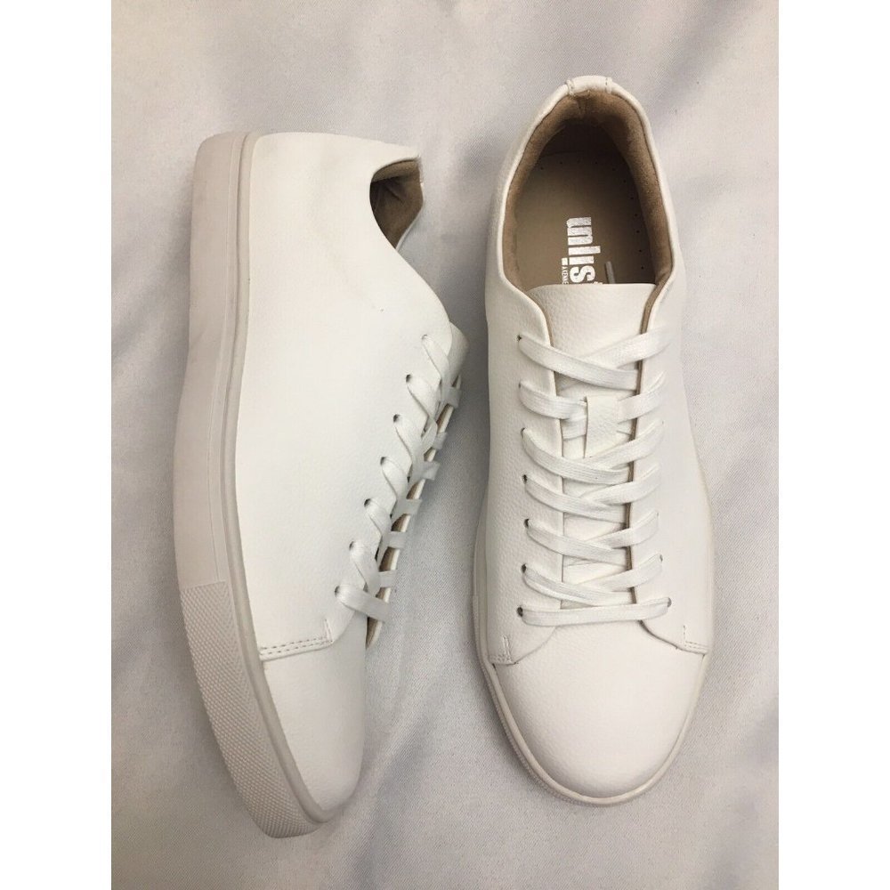 Unlisted By Kenneth Cole Mens White Stand C Sneaker Shoes US 7.5UMF8032UO 110